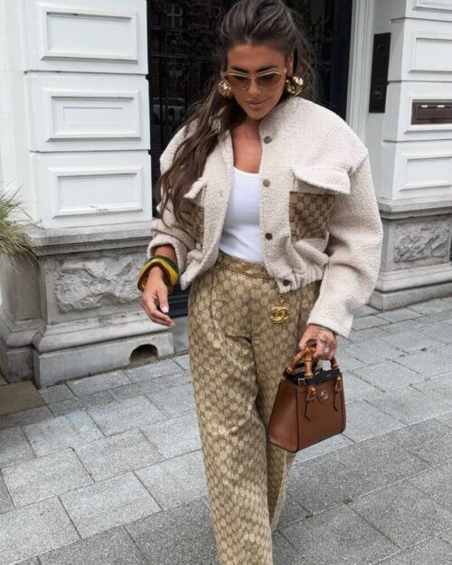 Teddy bomber jacket