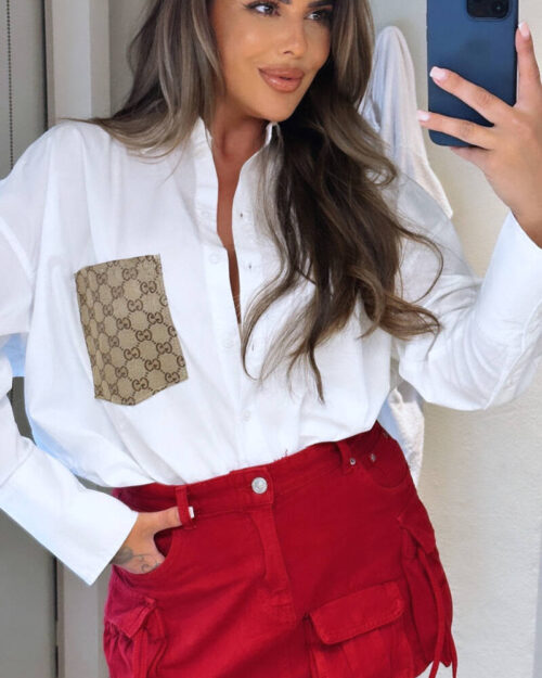 Unisex Blouse with pocket, choose fabric