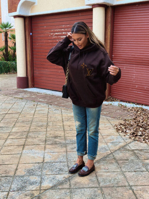 Unisex Hoodie Brown