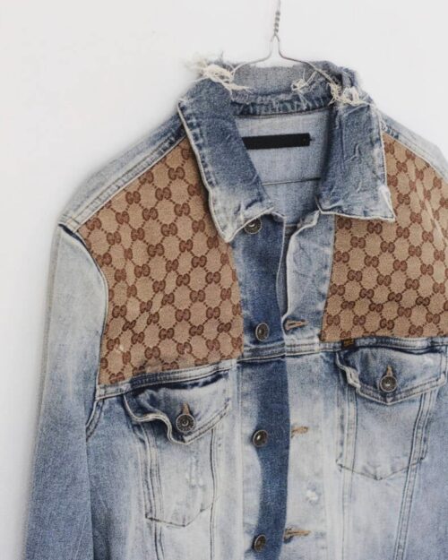 Unisex Levi’s denim jacket front logo, Select the fabric