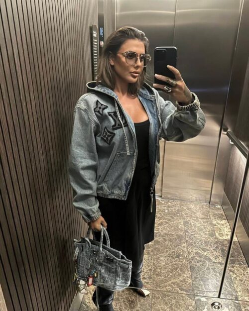 Unisex Denim bomber jacket