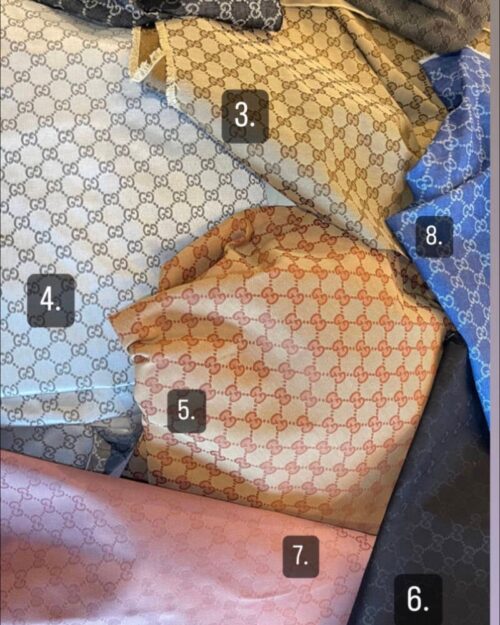 Puffer blue, choose your fabric