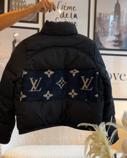 Puffer jacket velvet