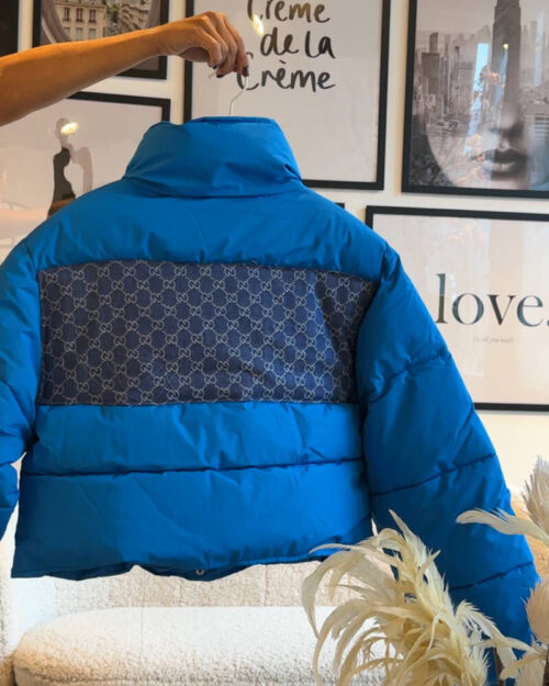 Puffer blue, choose your fabric