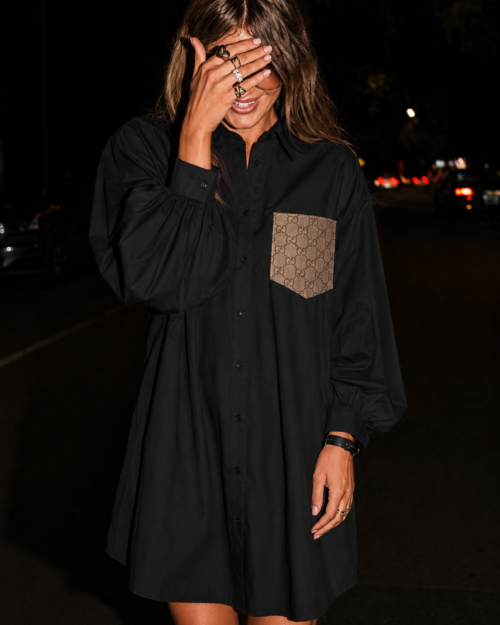 Long Blouse Dress, select the fabric