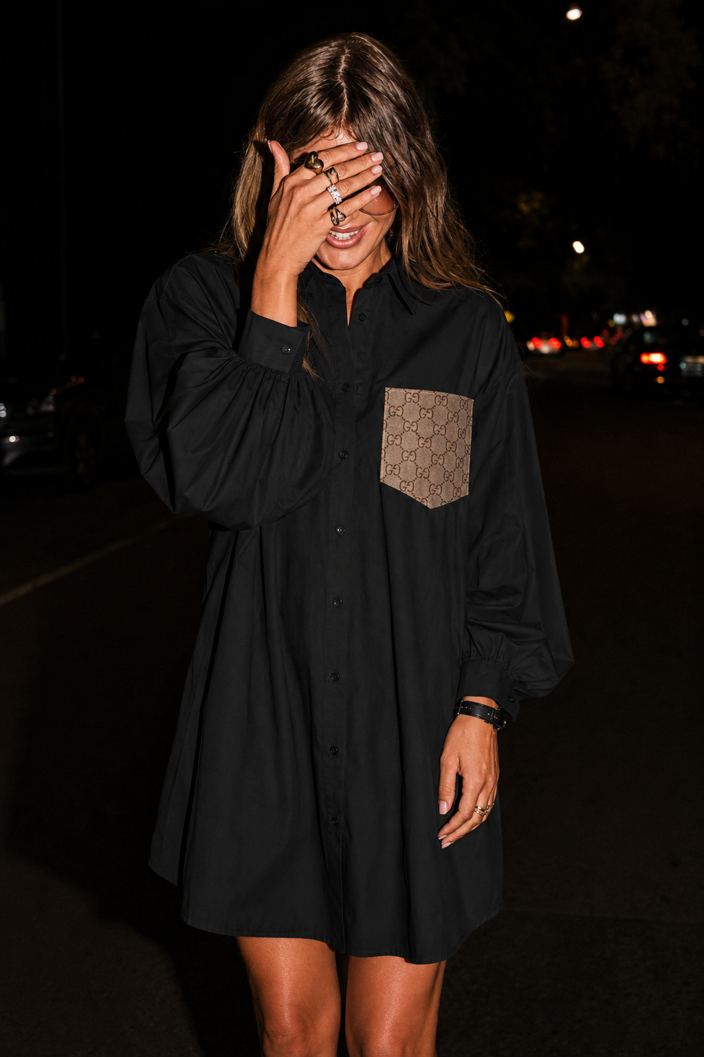 Long Blouse Dress, select the fabric