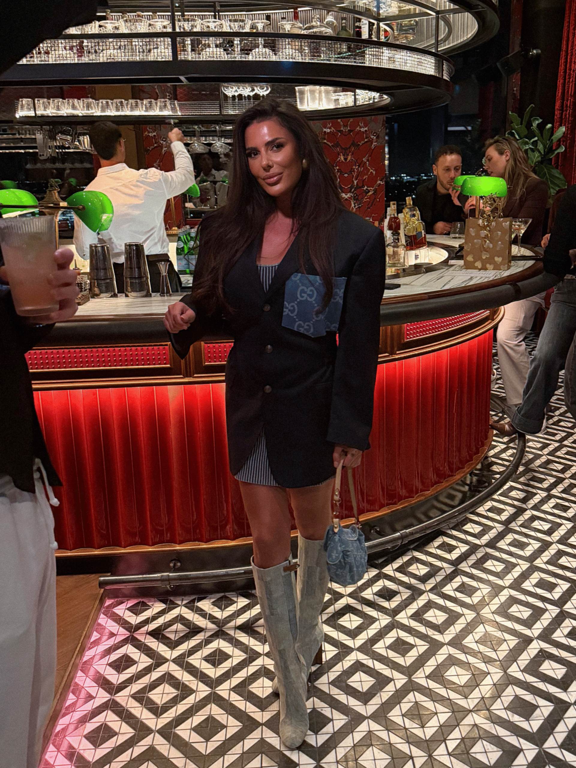 Colbert with pocket and elastic, select the fabric - Image 23