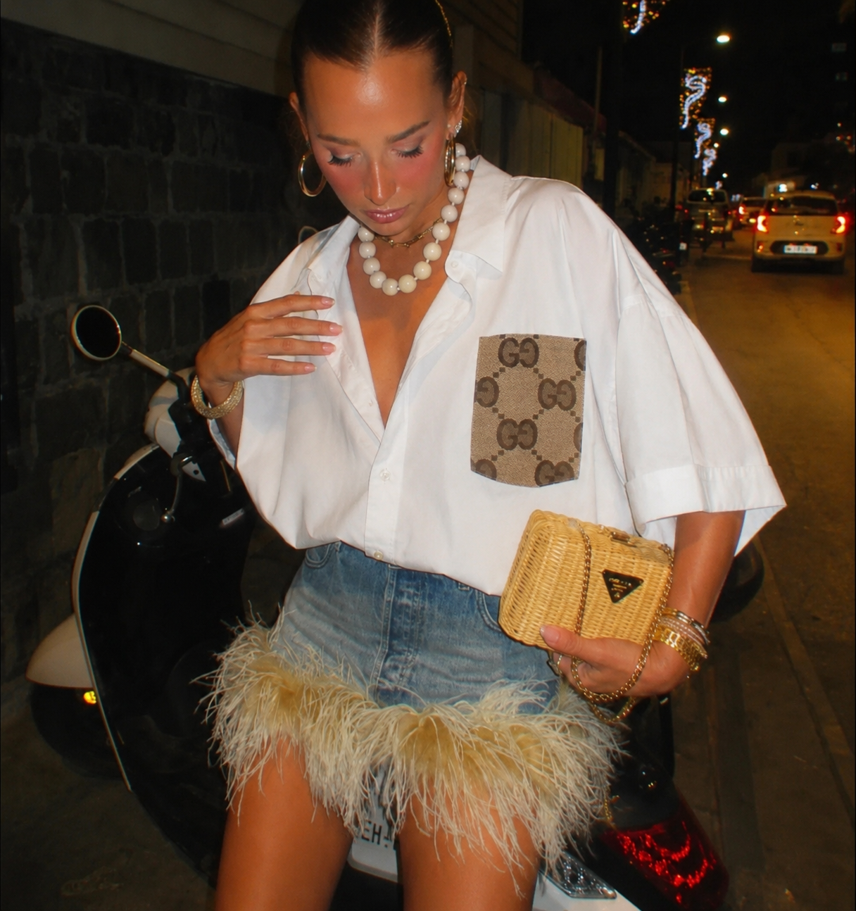 Blouse with pocket, Choose your fabric - Image 2