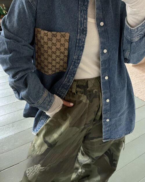 Unisex Blouse with pocket, choose fabric