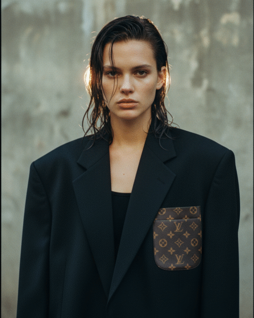 Colbert with short or long sleeves and pocket