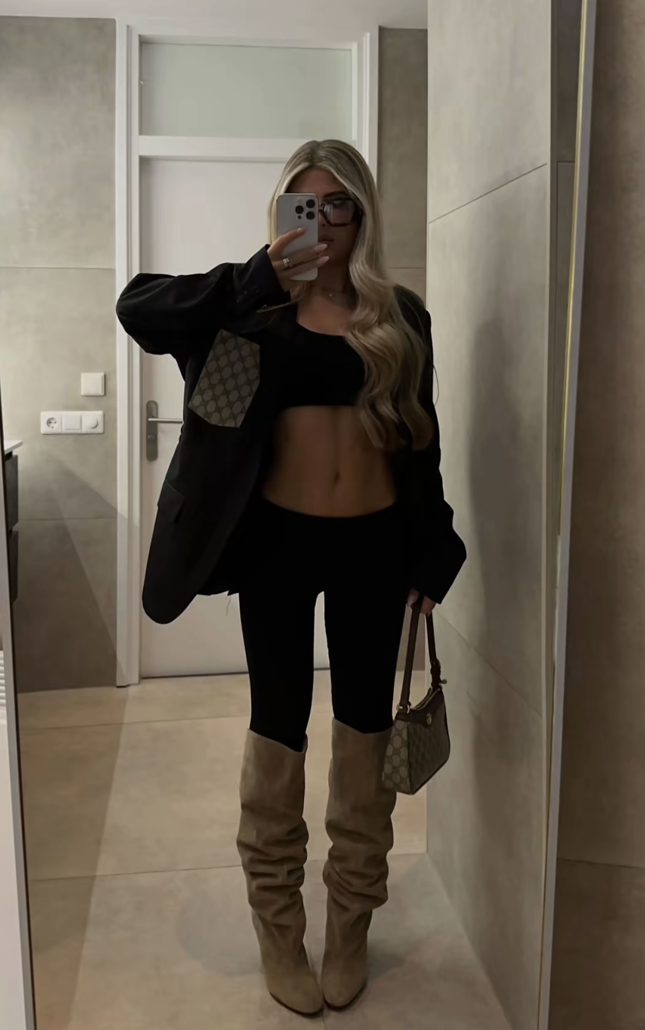 Colbert with pocket and elastic, select the fabric - Image 20