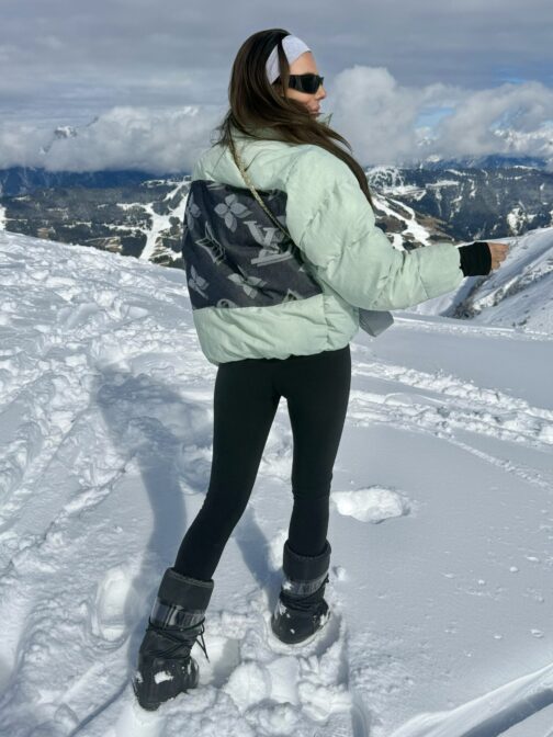 Limited unisex mint green puffer jacket