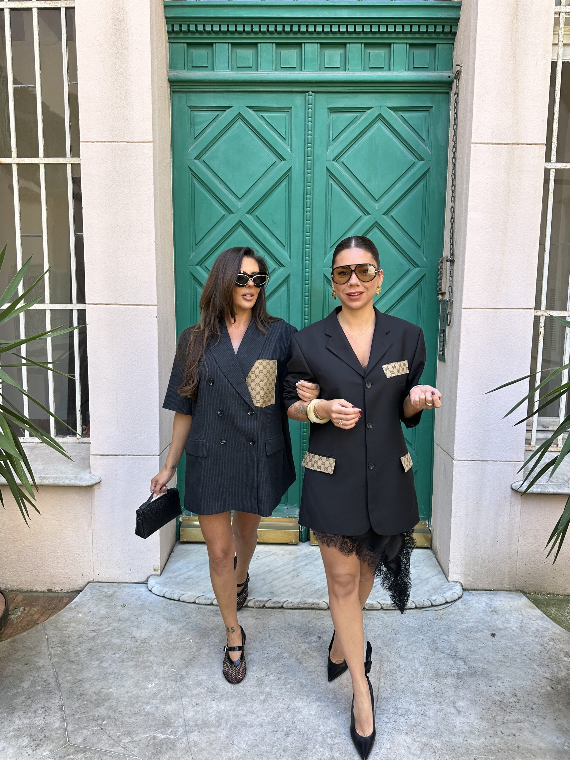 Double breasted colbert short sleeves, select the fabric - Image 4