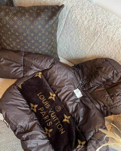Brown Vintage Teddy Puffer – Limited Edition