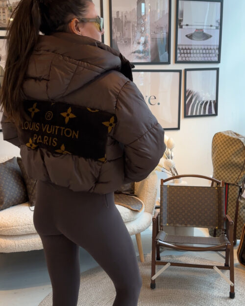 Brown Vintage Teddy Puffer – Limited Edition