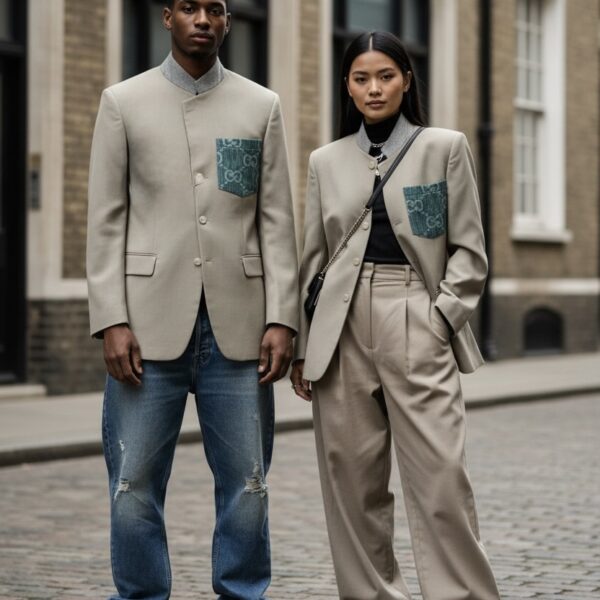 Unisex Convertible Vintage Blazer