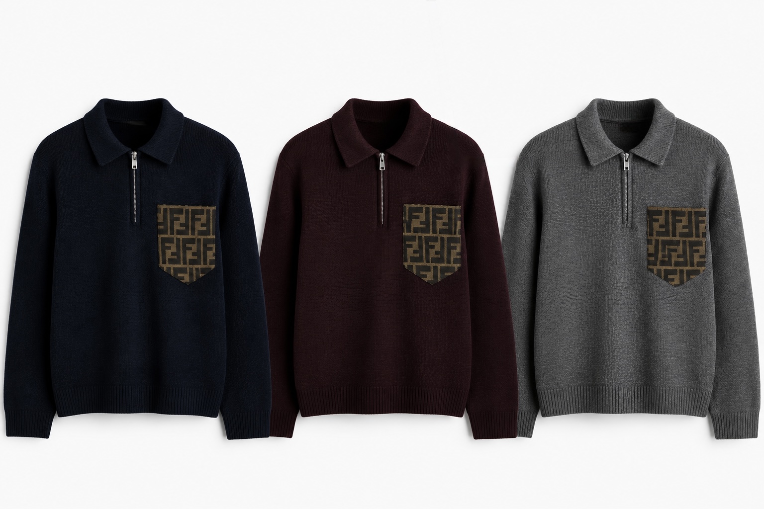 Unisex half-zip sweater | Create yours - Image 9