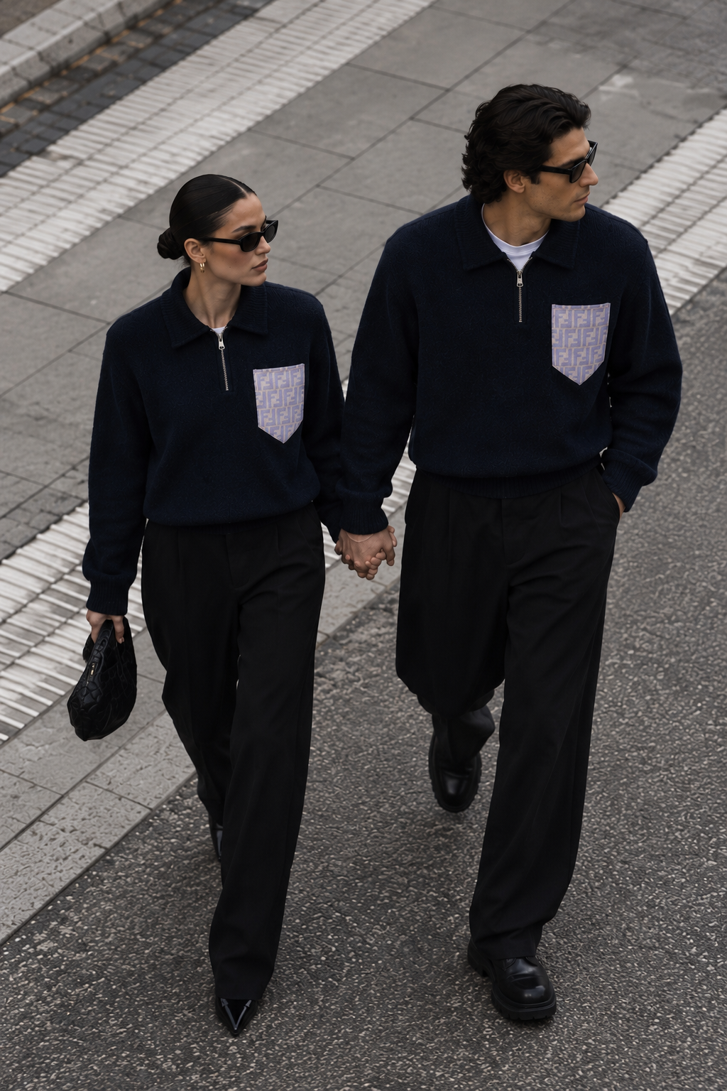 Unisex half-zip sweater | Create yours - Image 7